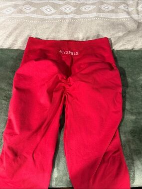 Red booty Leggings